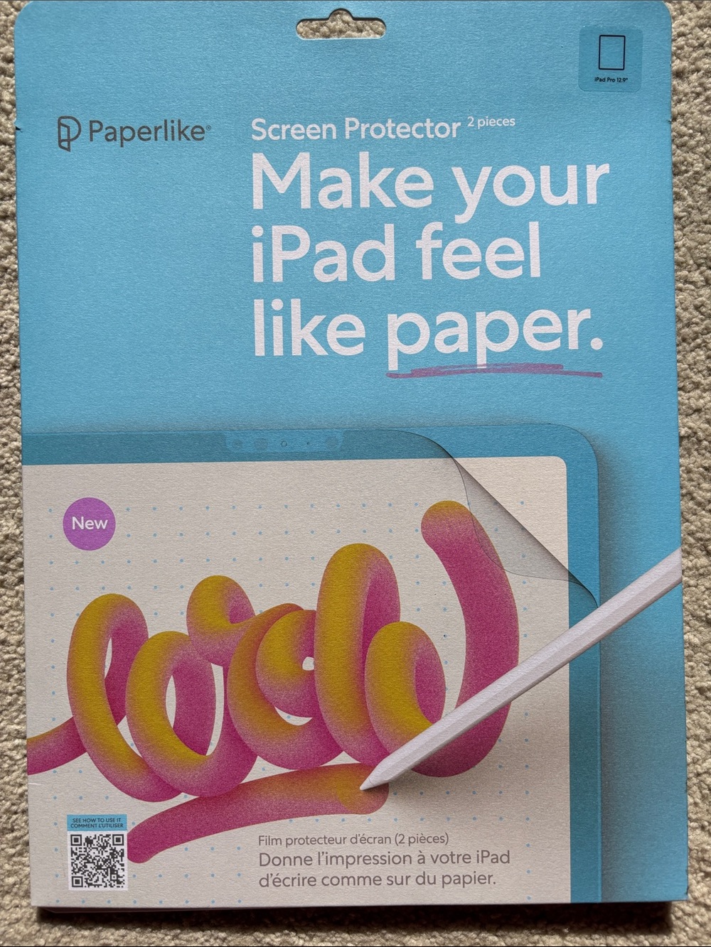 New Paperlike Blue Screen Protector for iPad - Paper Feel